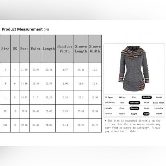 XL Boho casual lightweight hoodie. - Picture 6 of 11